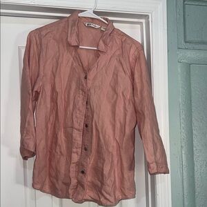 Orvis Women's Casual Pink Button Down Shirt